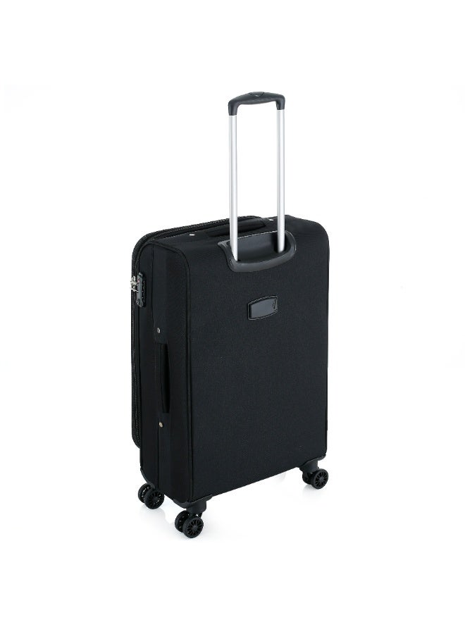 اتش تي طقم حقائب سفر من 3 قطع من H.T | حقائب سفر ذات غلاف ناعم | طقم حقائب سفر خفيفة الوزن قابلة للتوسيع بعجلات (82 لترًا، حقيبة سفر خفيفة الوزن) (متوسطة الحجم 24 بوصة) - Image 4